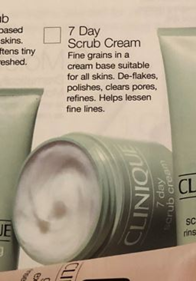 CLINIQUE 7 Day Scrub Cream - Reviews | MakeupAlley