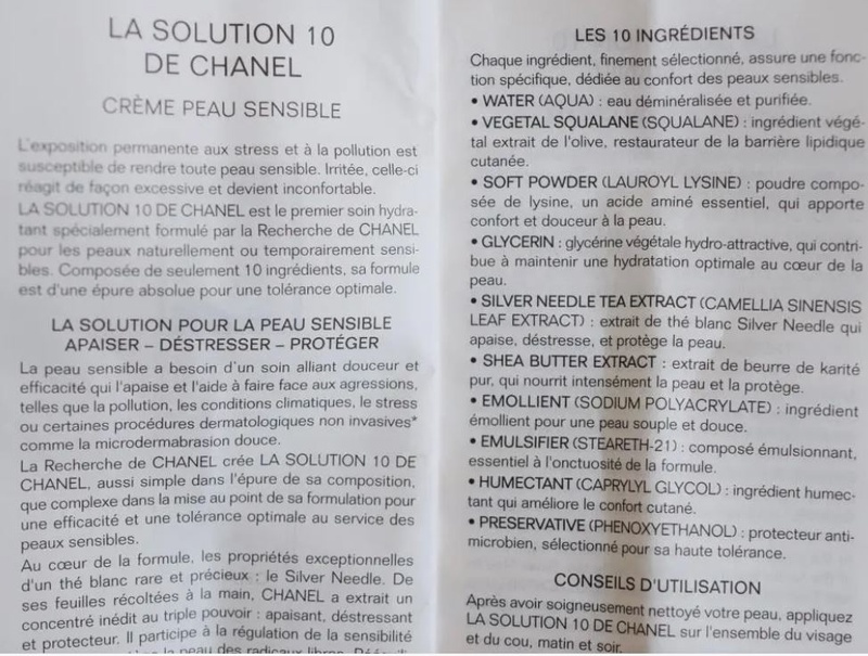 Beauty: La Solution 10 de CHANEL Sensitive Skin Cream, Style Blog