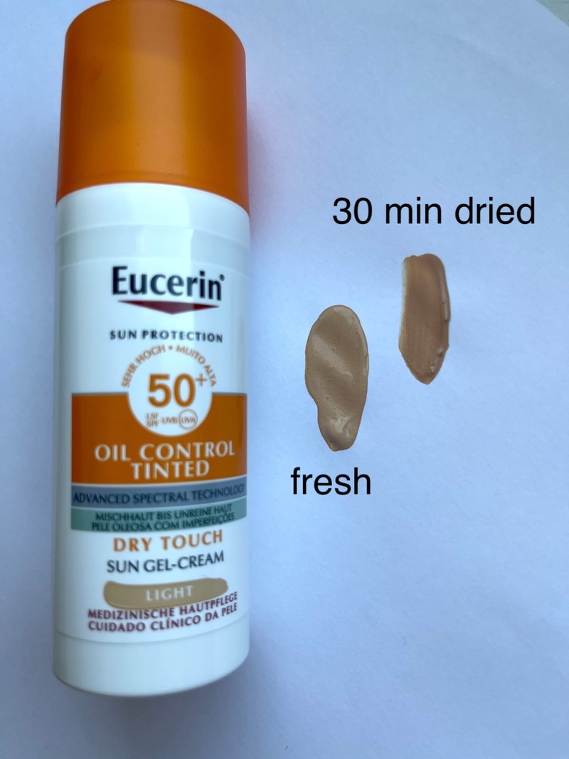 NEW! Eucerin oil control SPF 50 Review & Application 